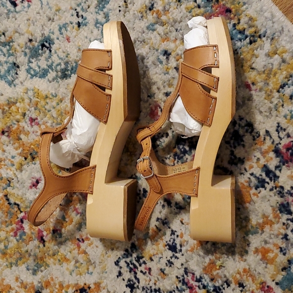 Swedish Hasbeens | Shoes | Swedish Hasbeens Ulla Low Brown Leather |  Poshmark